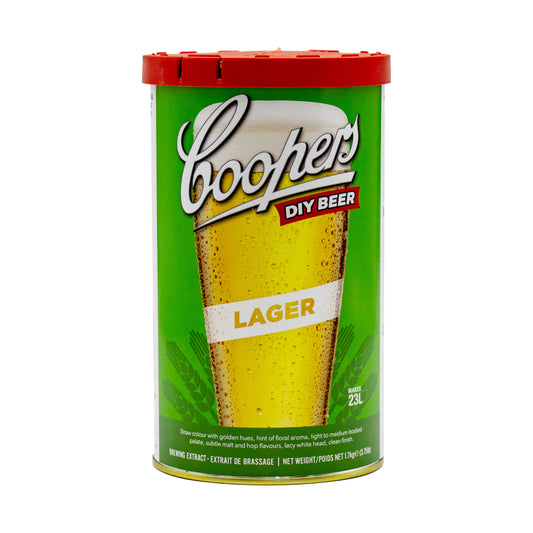 coopers original series lager beer tin