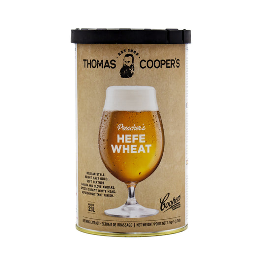 coopers preachers hefe wheat beer tin