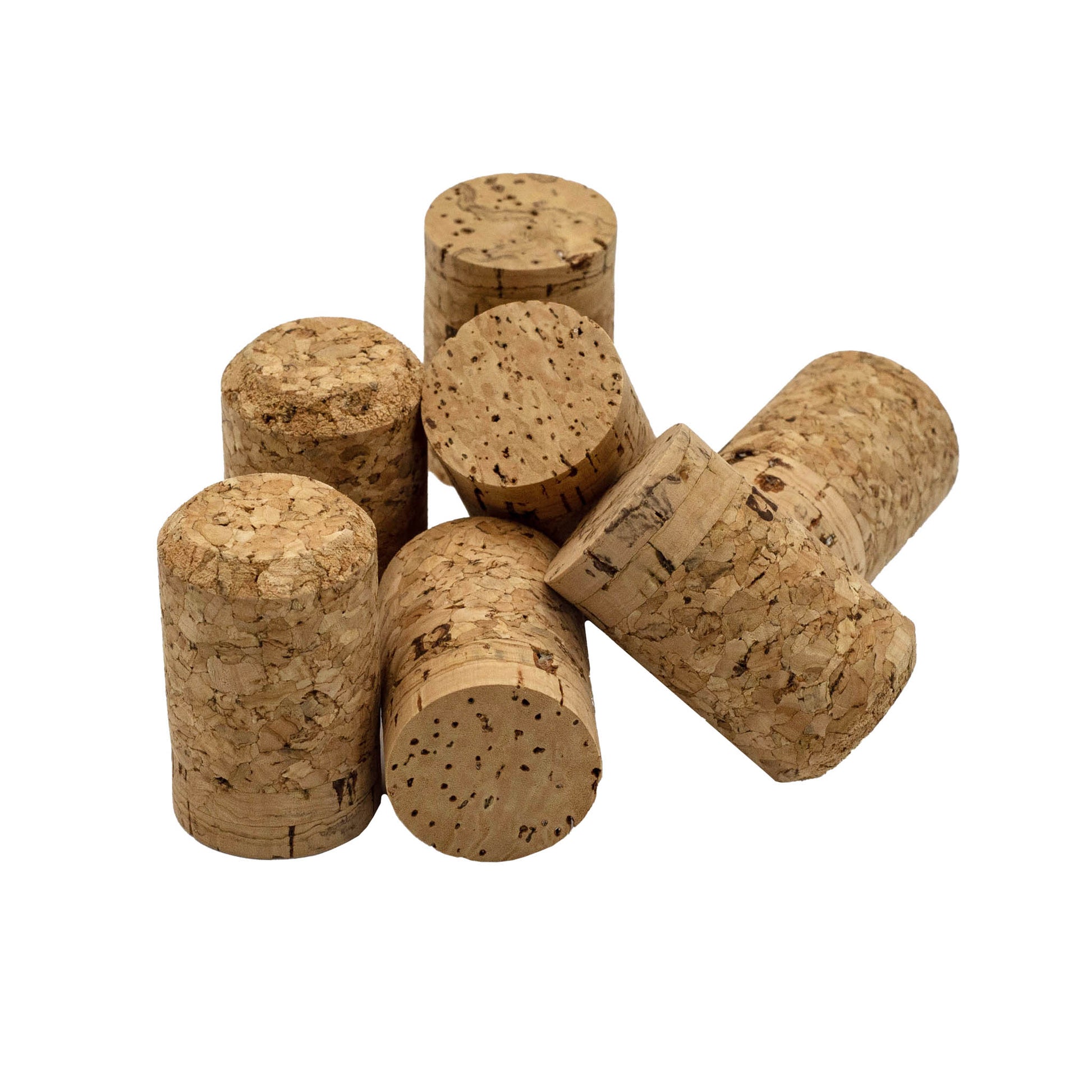 bag of 100 sparkling wine agglomerated corks.  