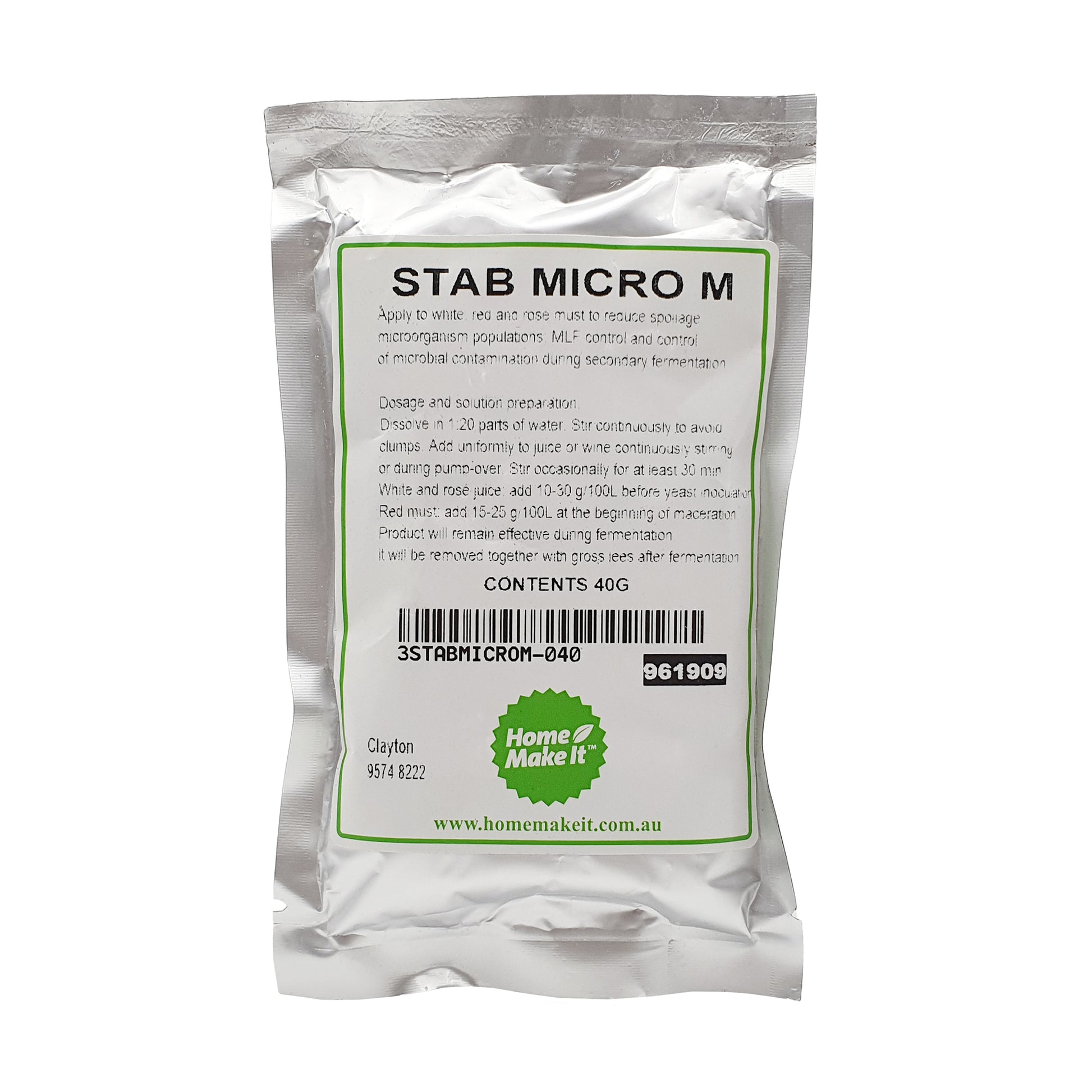 Enartis Stab Micro M to Stabilize VA in Wines - 40 g