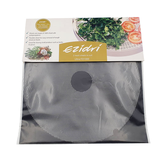 EZIDRI FD1000 Food Dehydrator - 2 Mesh Sheet Liners