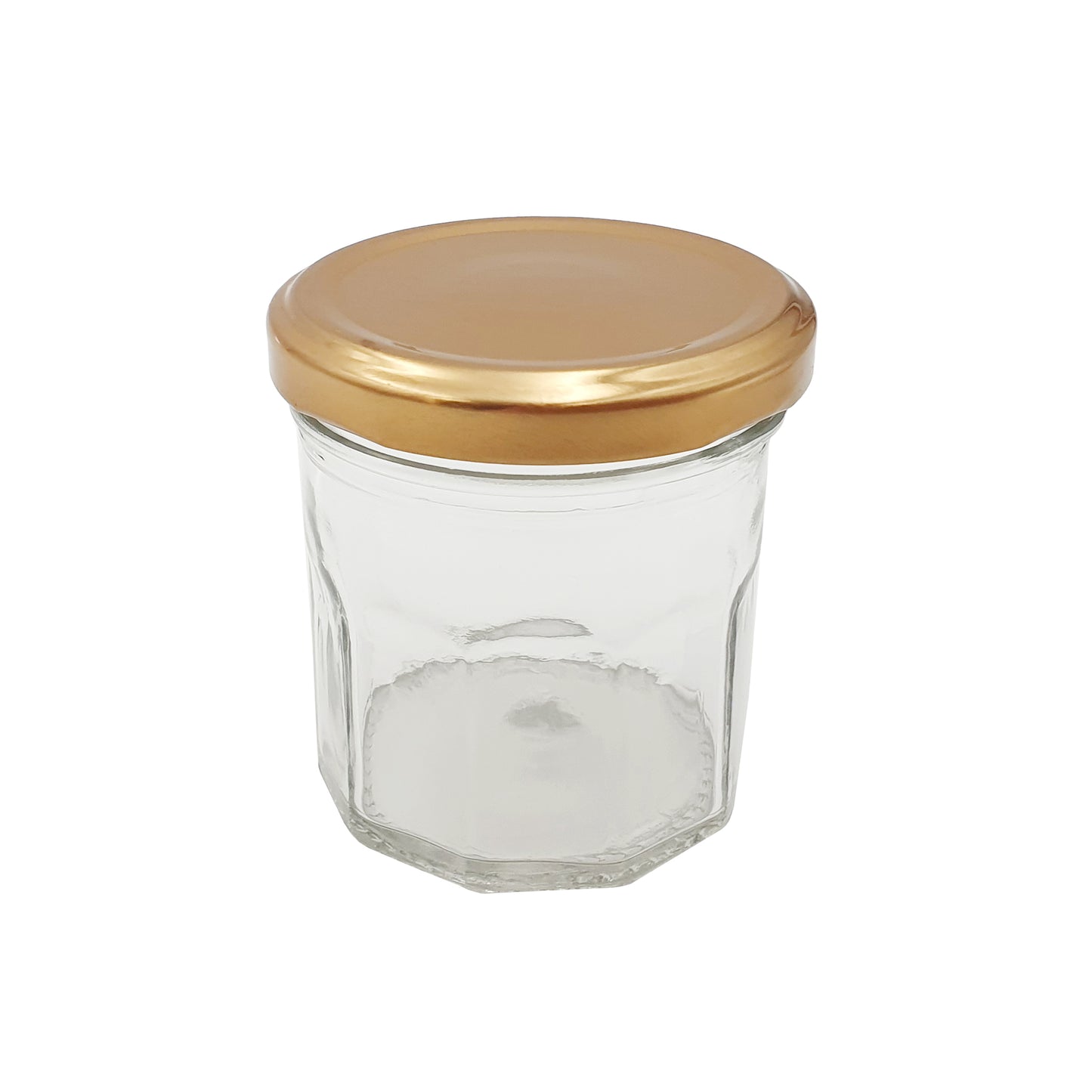 Glass Jar with Bronze Pop Top Lid - 100ml