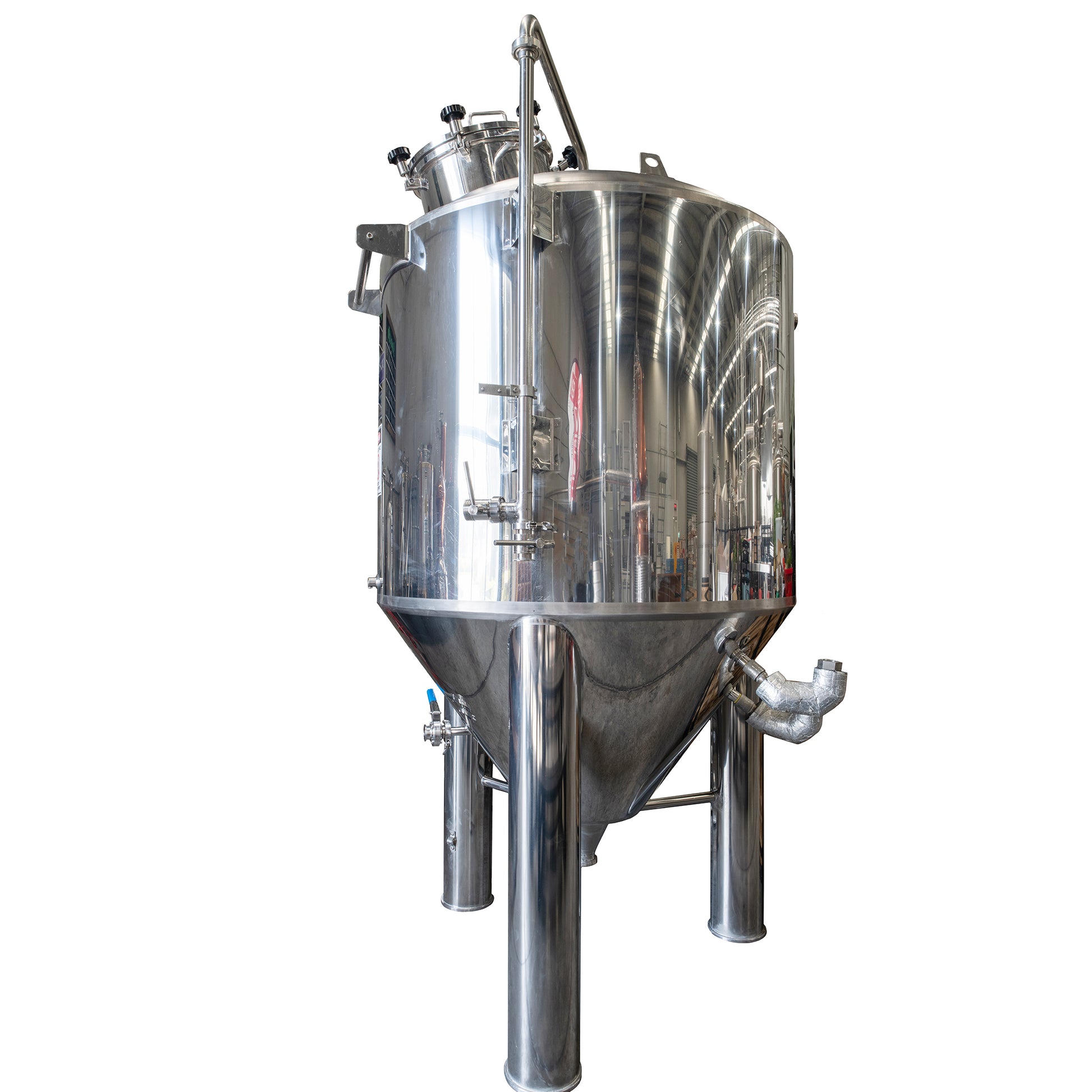 10hl fermentation tank. italian made stainless steel with carbonation stone for fermenting and storing beer
