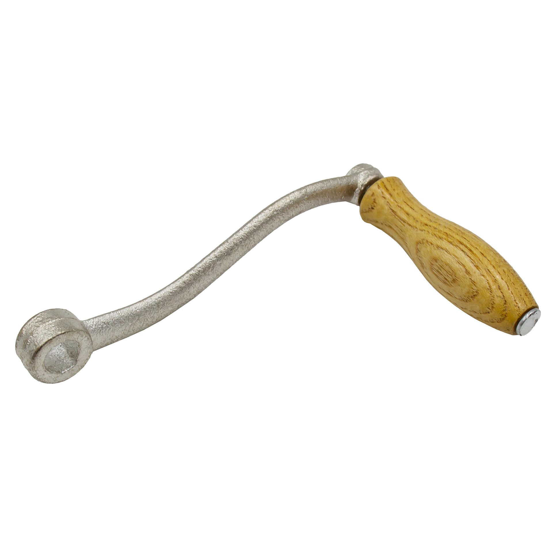 Sturdy handle with wooden grip