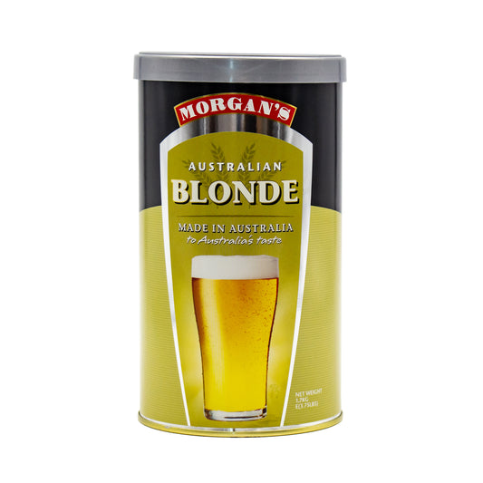 morgans australian blonde beer tin