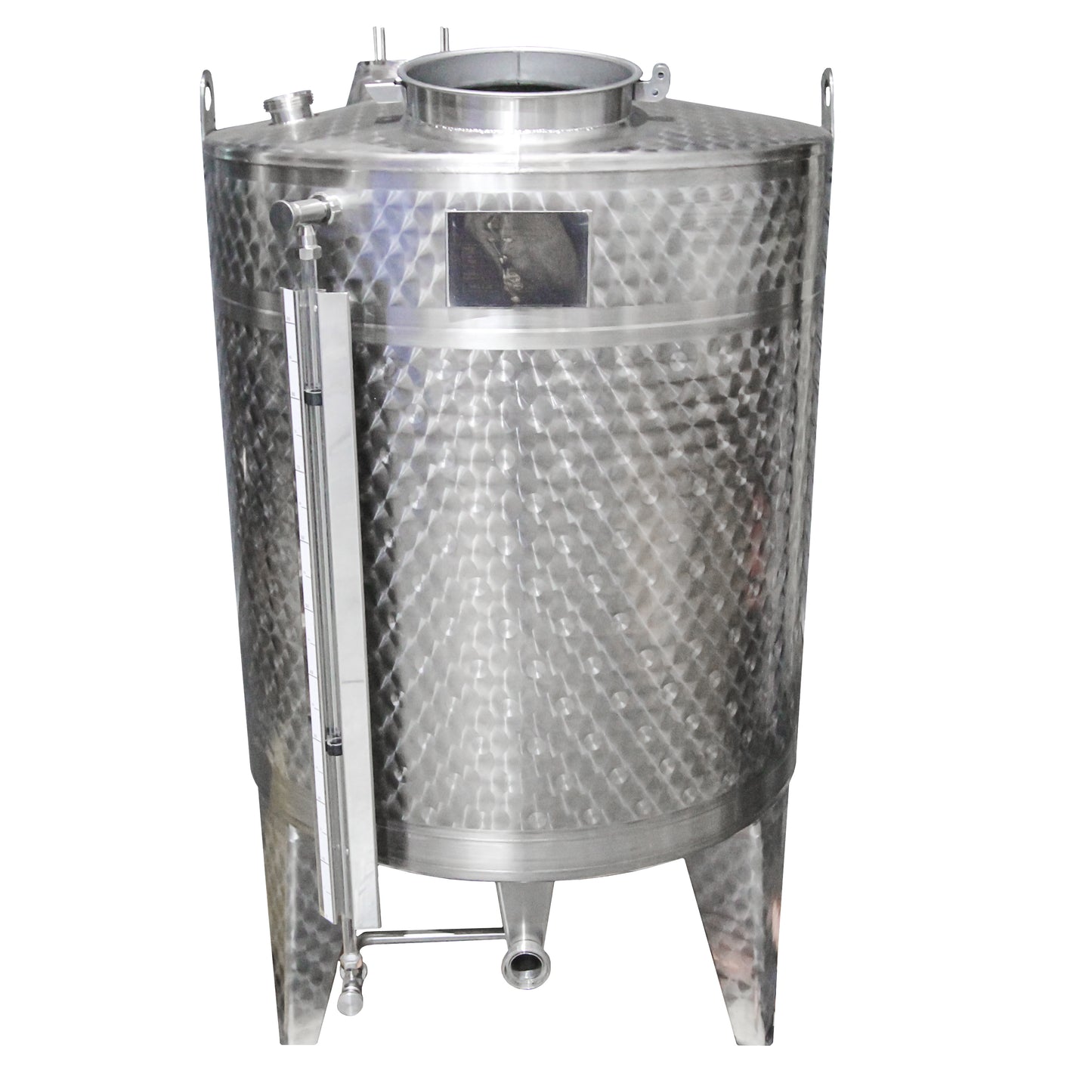 stainless steel tank from the 500 litre red wine vinegar making system