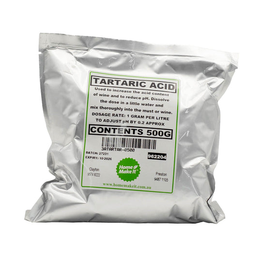 500g bag of tartaric acid
