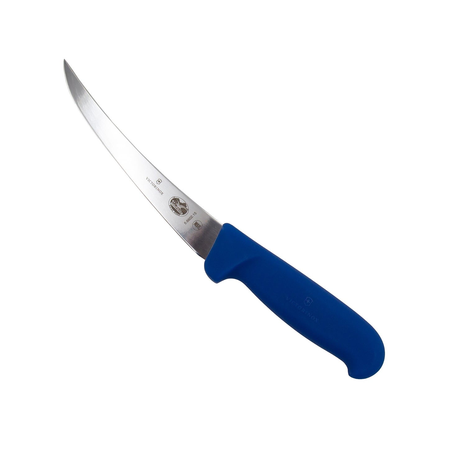 Victorinox boning knife with blue handle
