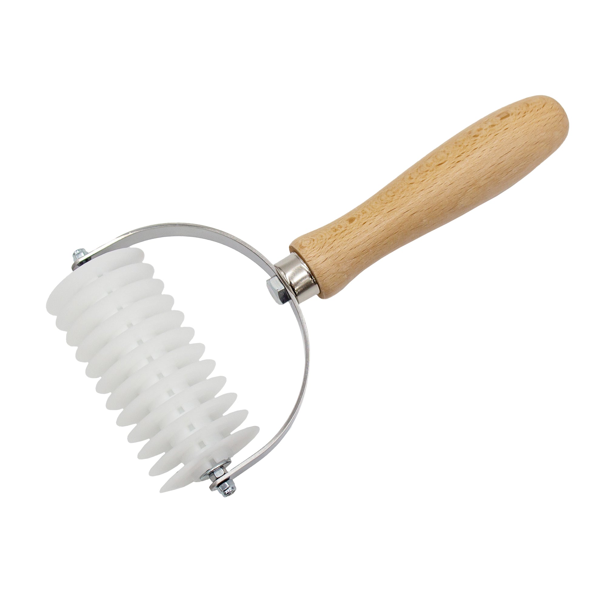 12 strip pasta cutting wheel tool with straight edge. 