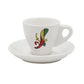 Italian made Briscola espresso cup and saucer set