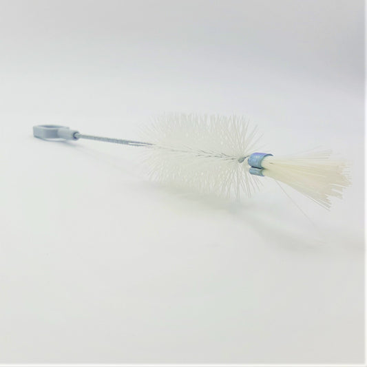 nylon bottle brush is 50cm in length with a nylon head and tip for cleaning bottles. 