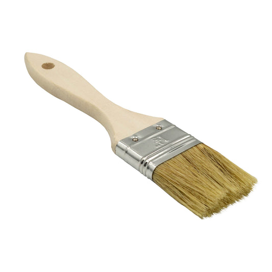 basting brush with wooden handle