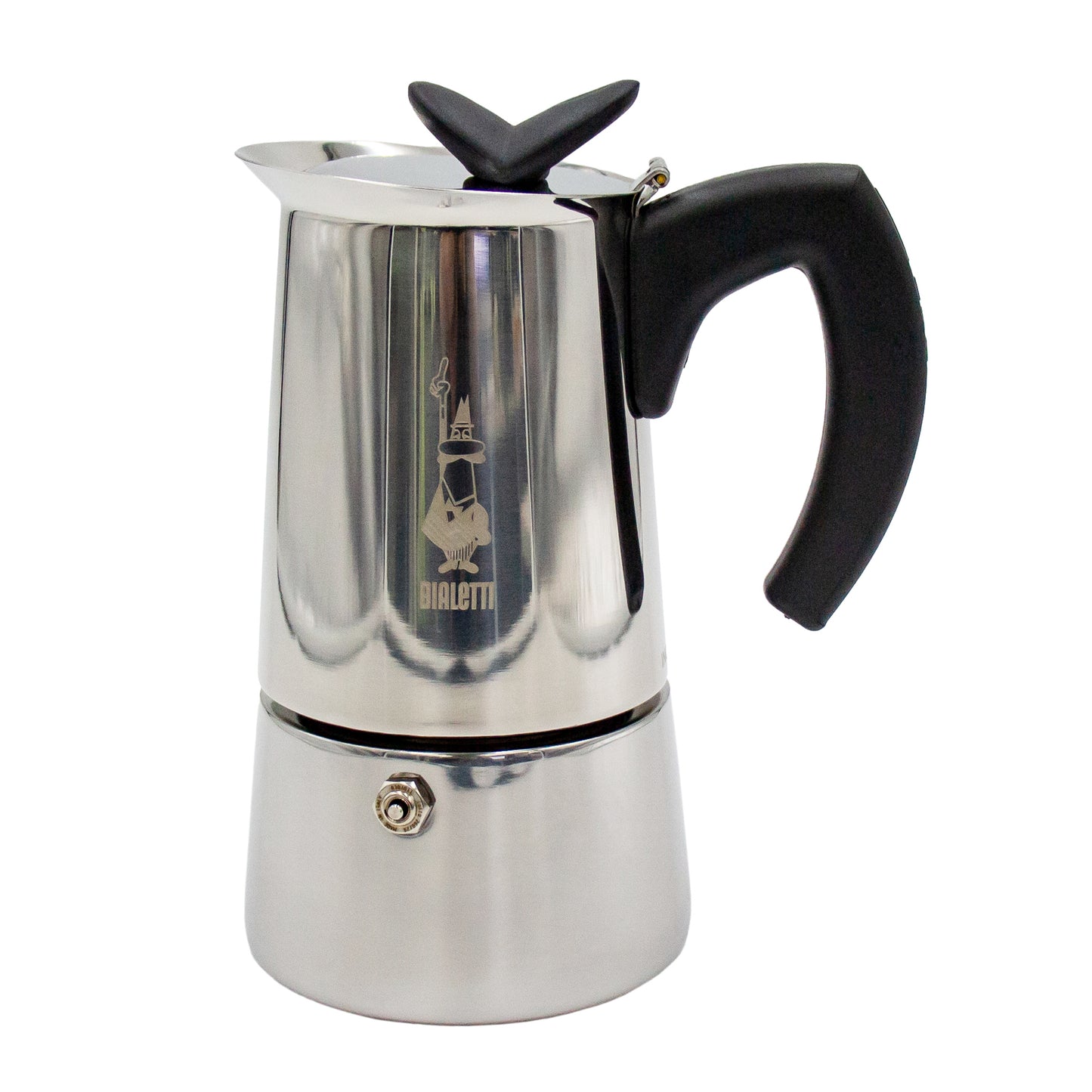 Italian made stainless steel bialetti musa 6 cup espresso coffee maker