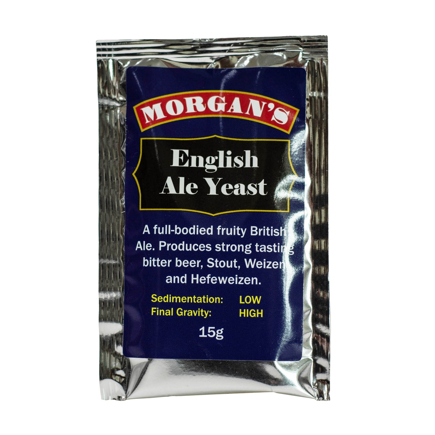 15g packet of Brew Cellar English Ale yeast. 