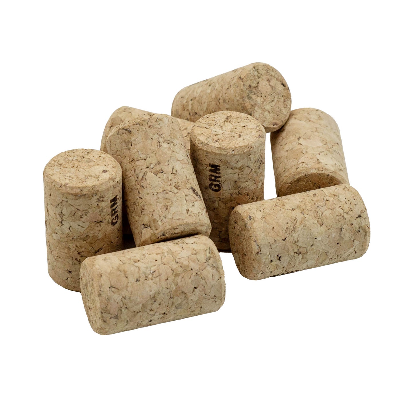 bag of 100 agglomerated corks for wine bottling. 