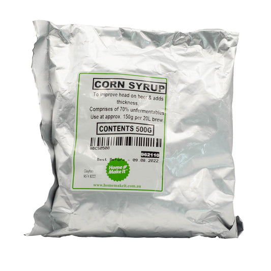 500g bag of corn syrup Maltodextrin for improving head retention and adds thickness.