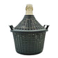25 litre narrow neck demijohn with PVC basket and lid used for wine making