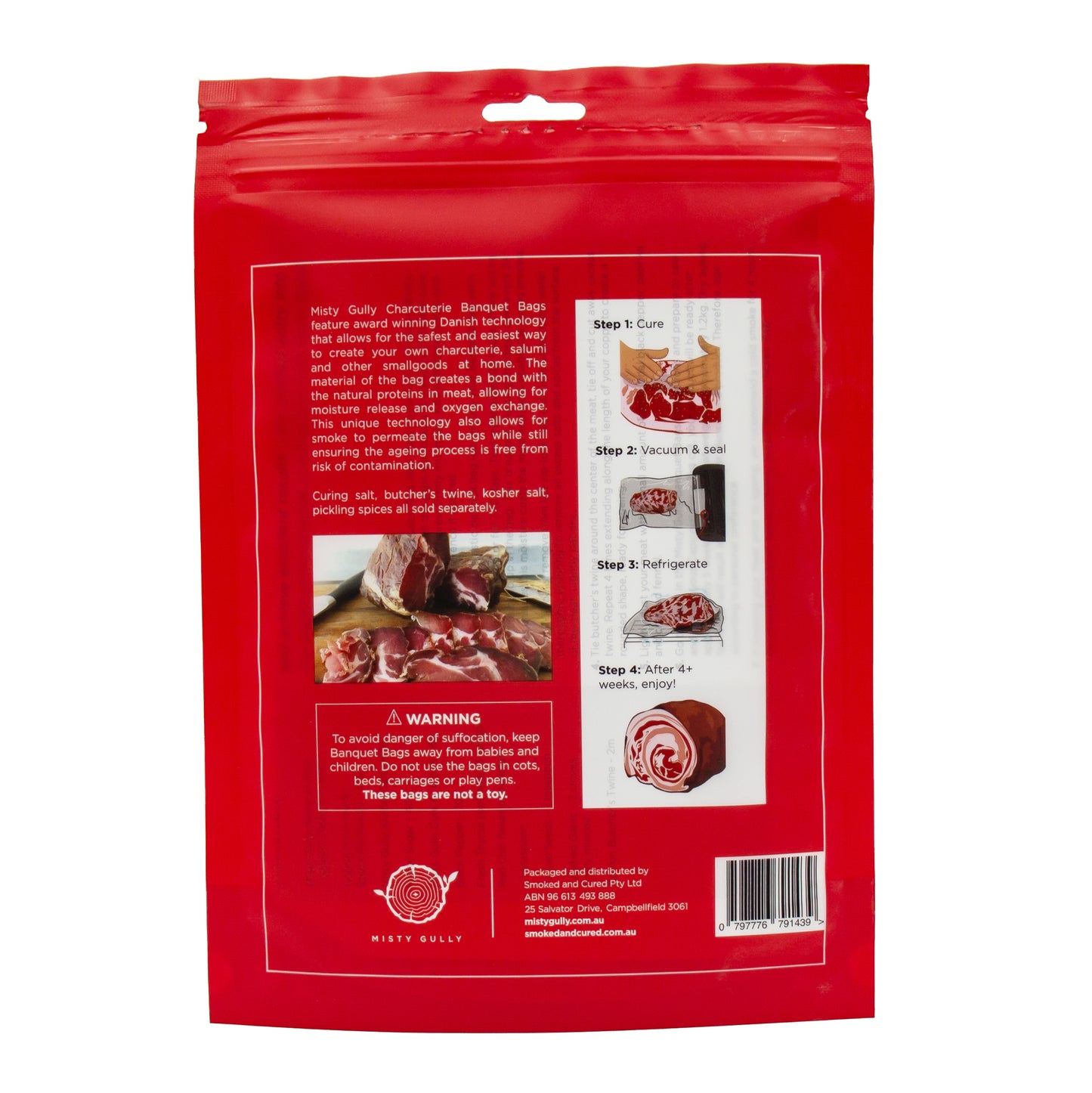 Dry Ageing Charcuterie Bags 6 per pack - Small