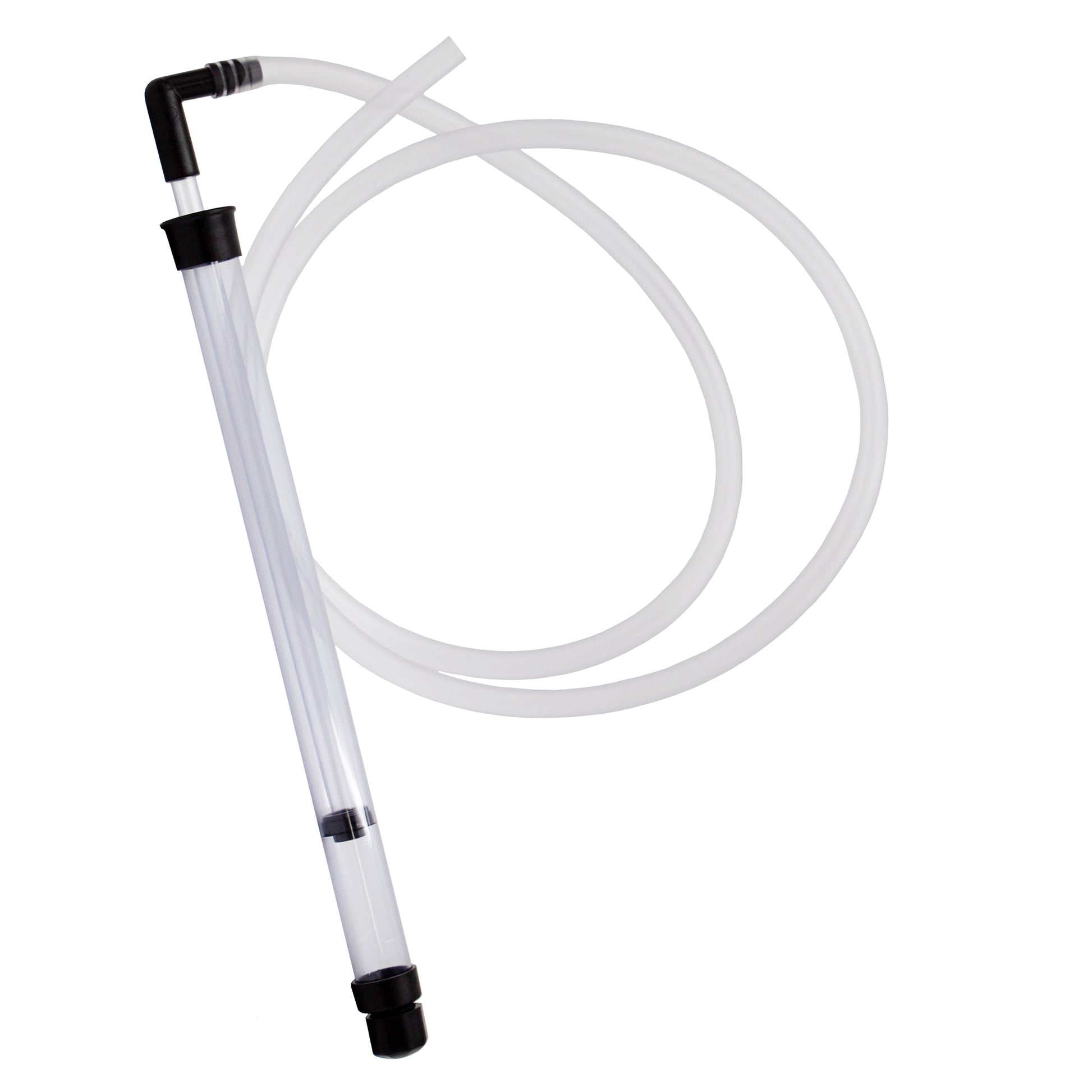 62cm long plastic syphon used in home brewing