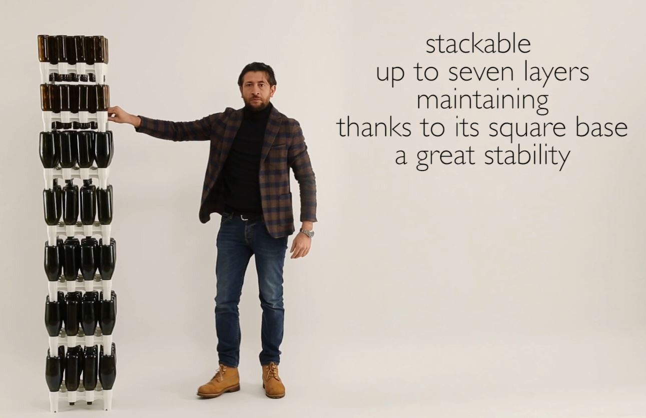 stackable up to seven layers