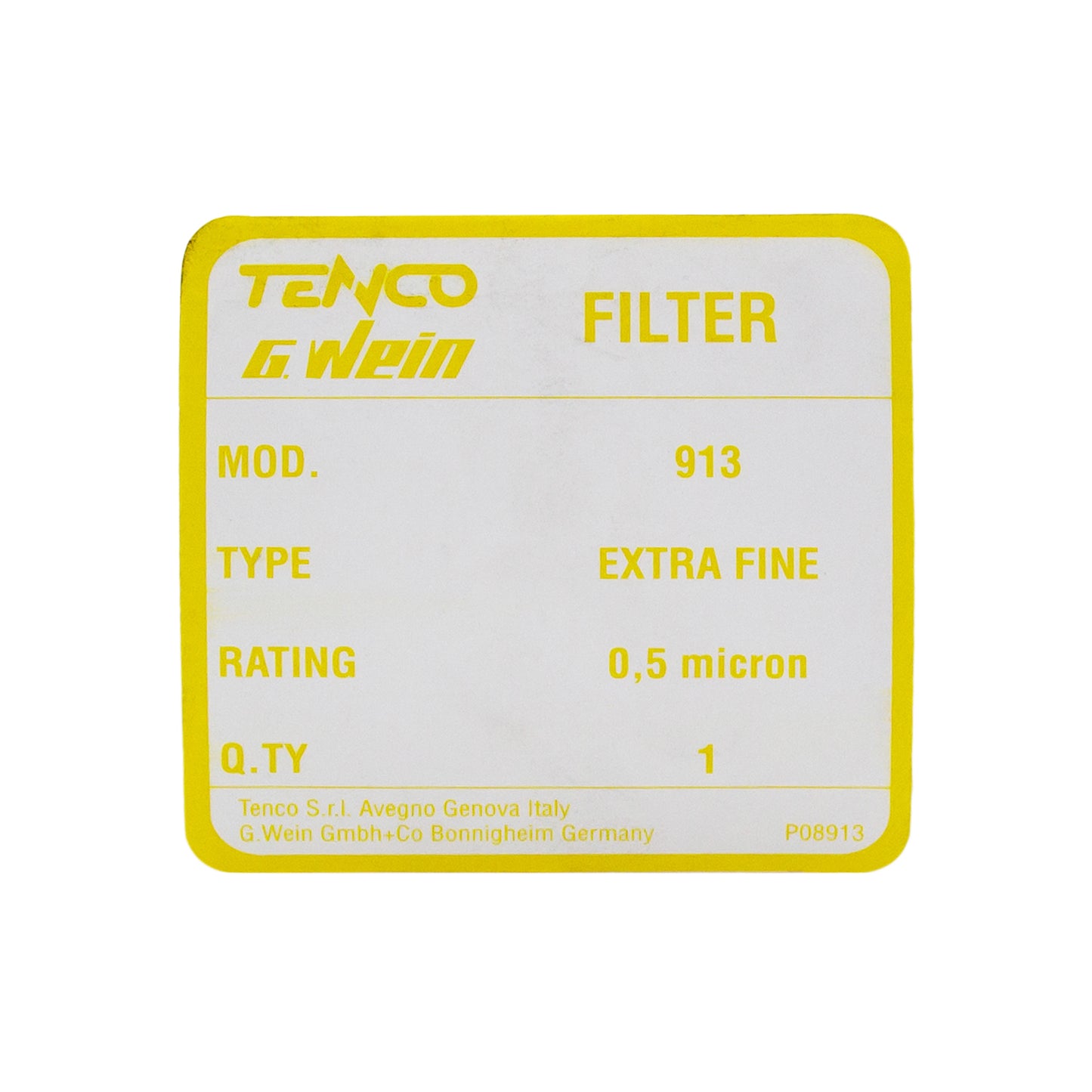 Filter Cartridge 0.5 Micron Filter to Suit Tandem Filter