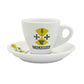 Calabrese cup and saucer for espresso coffee. 