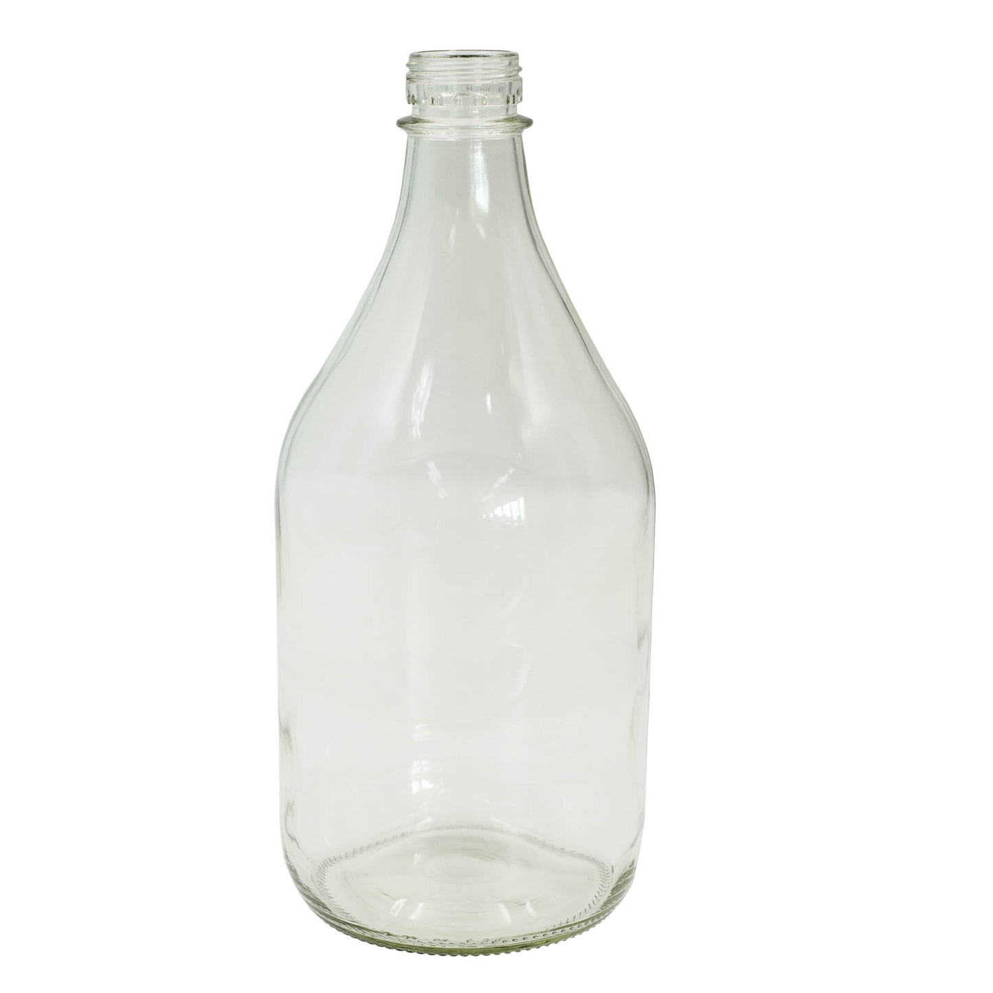 2 litre glass flagon with screw top lid for small batch brewing of kombucha, cider or mead. 
