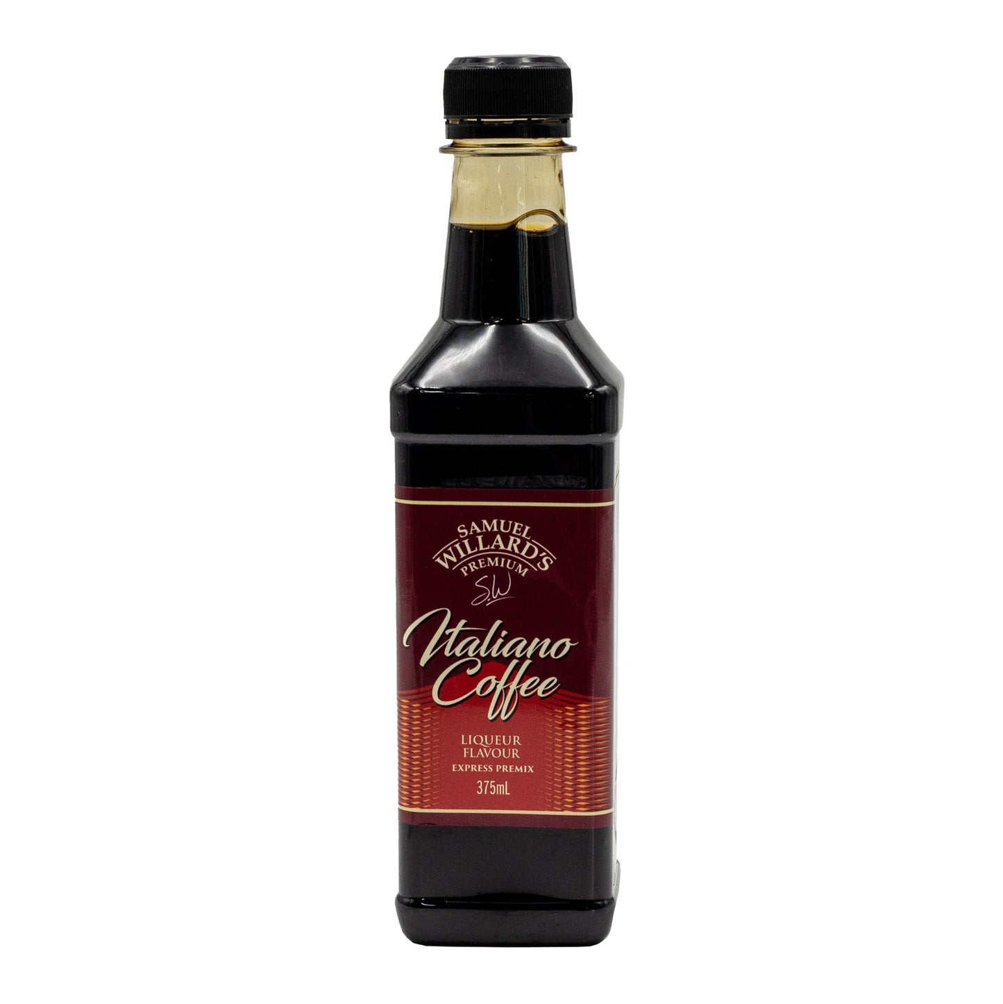 Samuel Willards Italiano Coffee premix makes a Tia Maria style drink. Will make 1125ml of finished product from each 375ml bottle