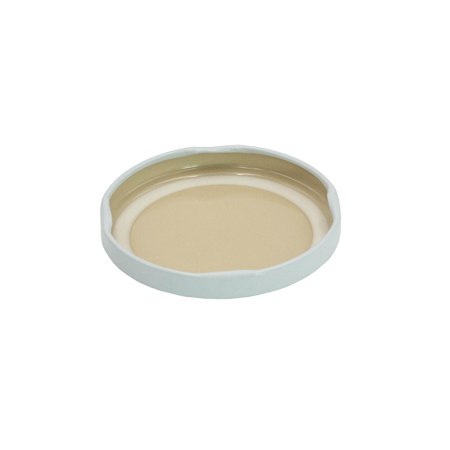 110mm white metal lid for glass jar