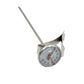 stainless steel milk frothing thermometer. Temperature gauge from 10 to 100 degrees celsius. 