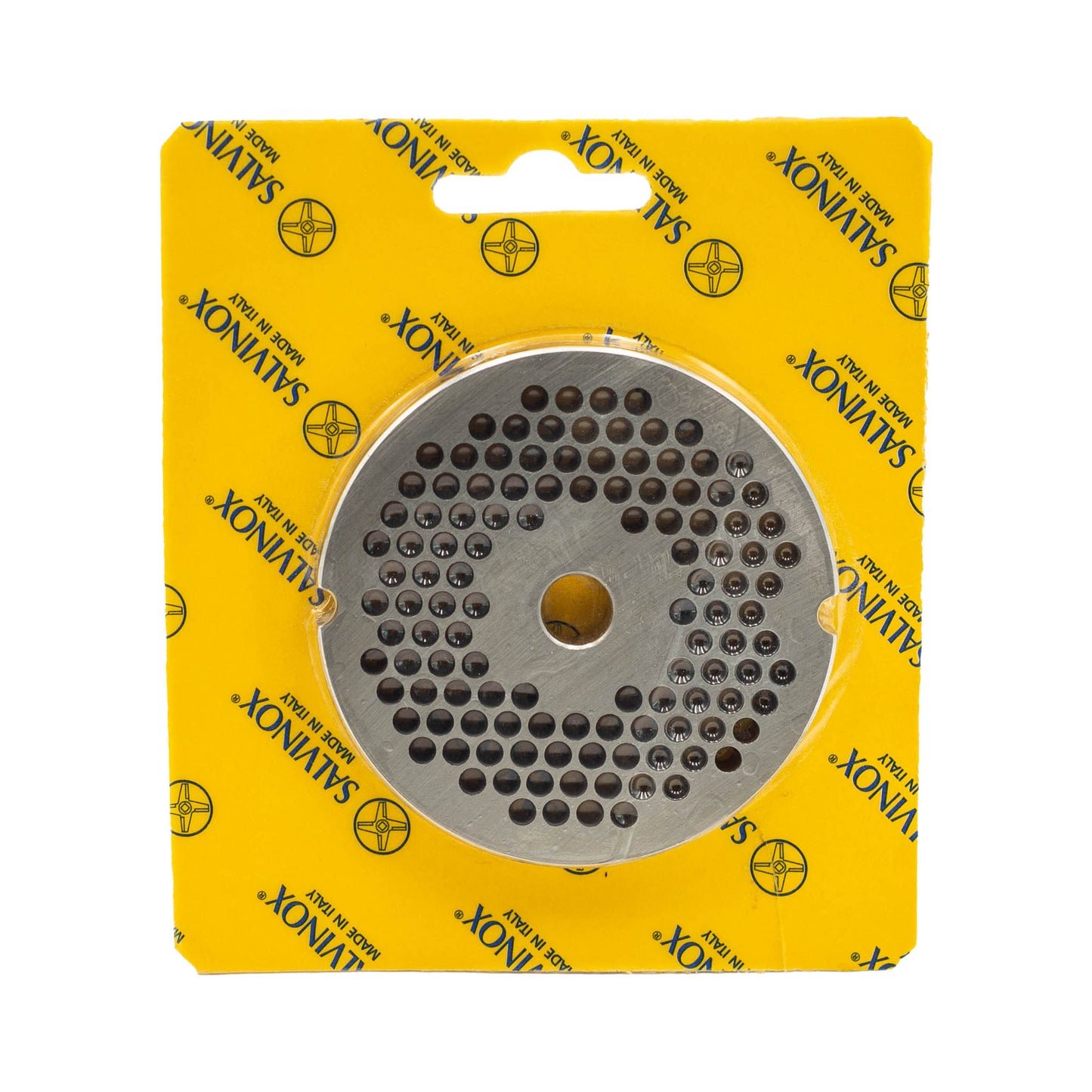 Size 22 with 4.5mm holes stainless steel replacement mincer plate for salami and sausage mincing machines. 