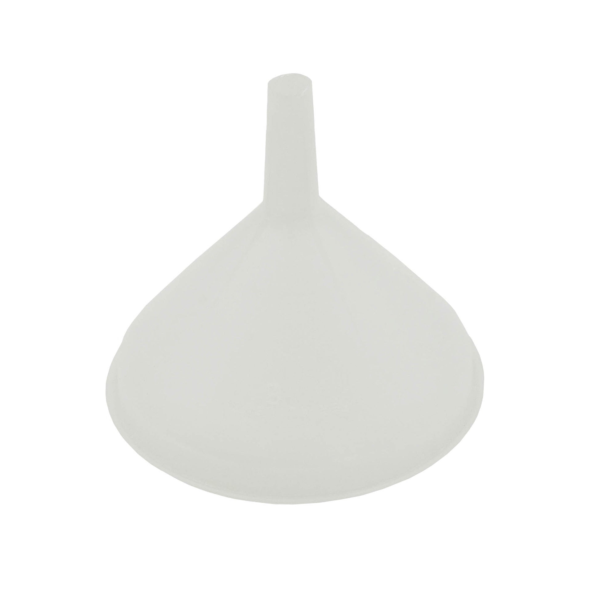 35cm diameter white food grade plastic funnel with filter rest. 