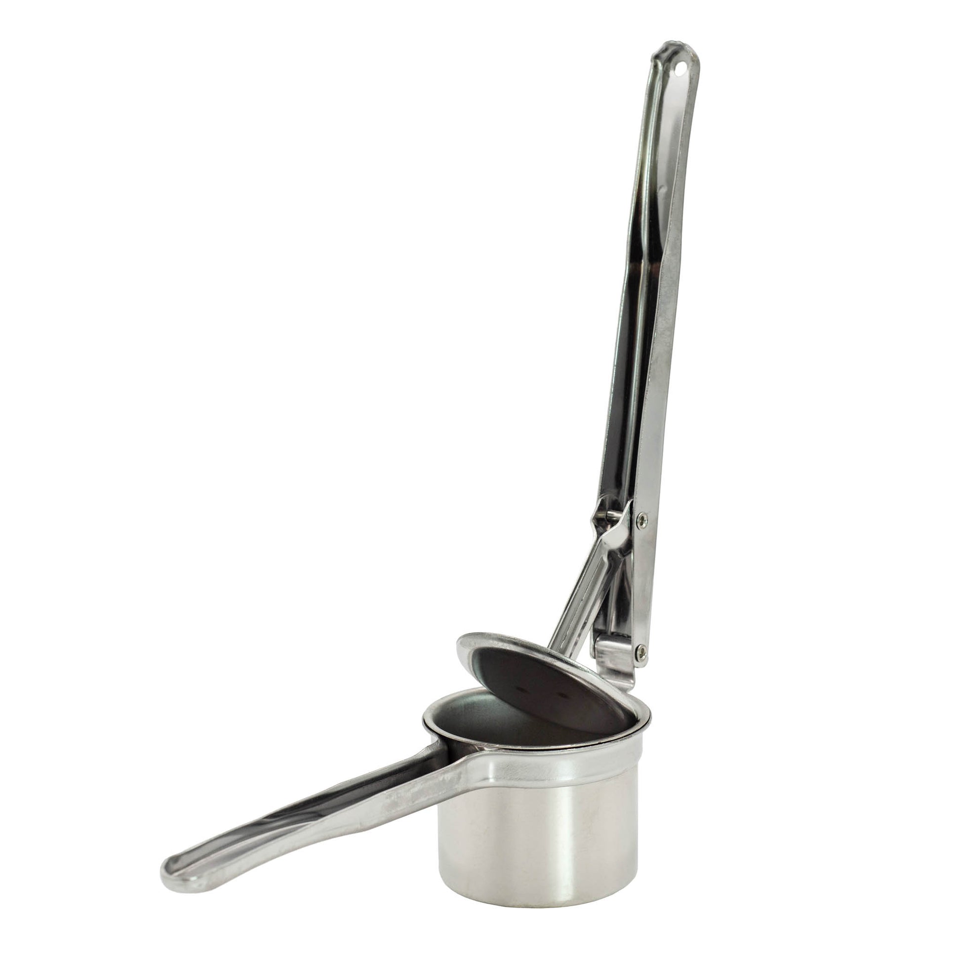 Italian made stainless steel potato ricer and masher. 