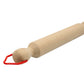 Wooden rolling pin for baking