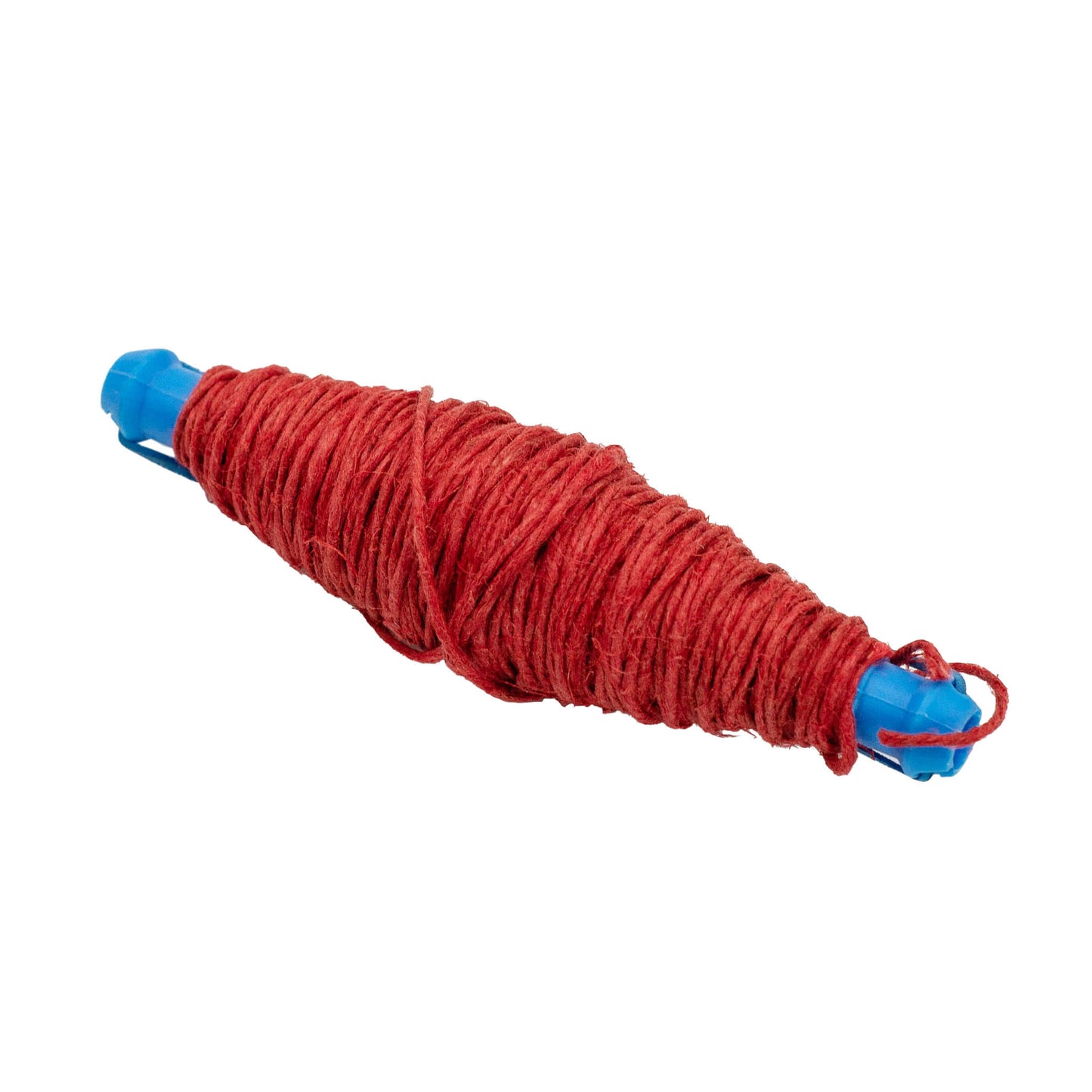 small ball of red string for tying hot salami