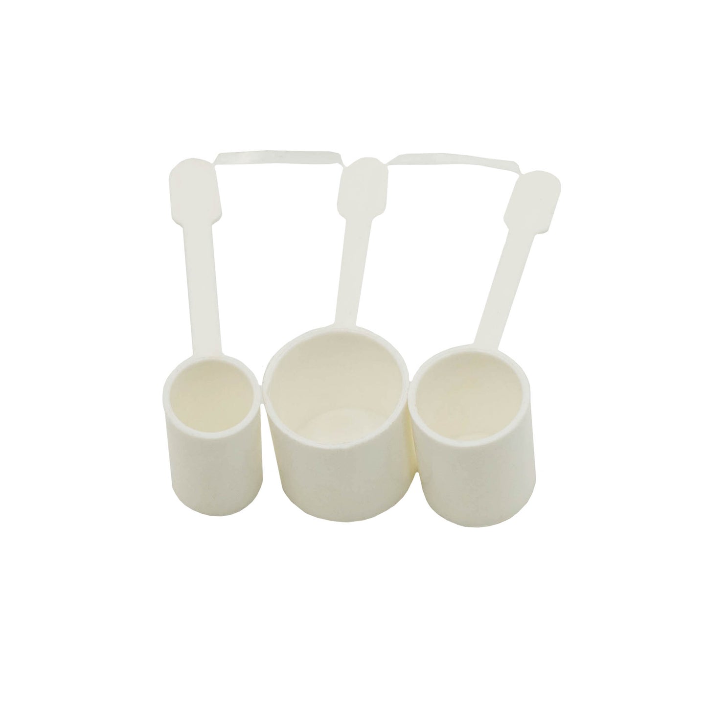 3 way measuring scoops for carbonating beer, cider or adding sugar to wine