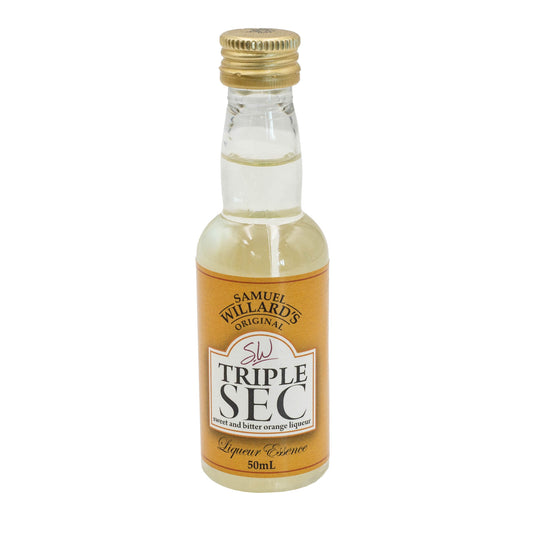 Samuel Willards Triple Sec essence makes a Contreau style drink. Will make 2250mL of finished product from each 50mL bottle