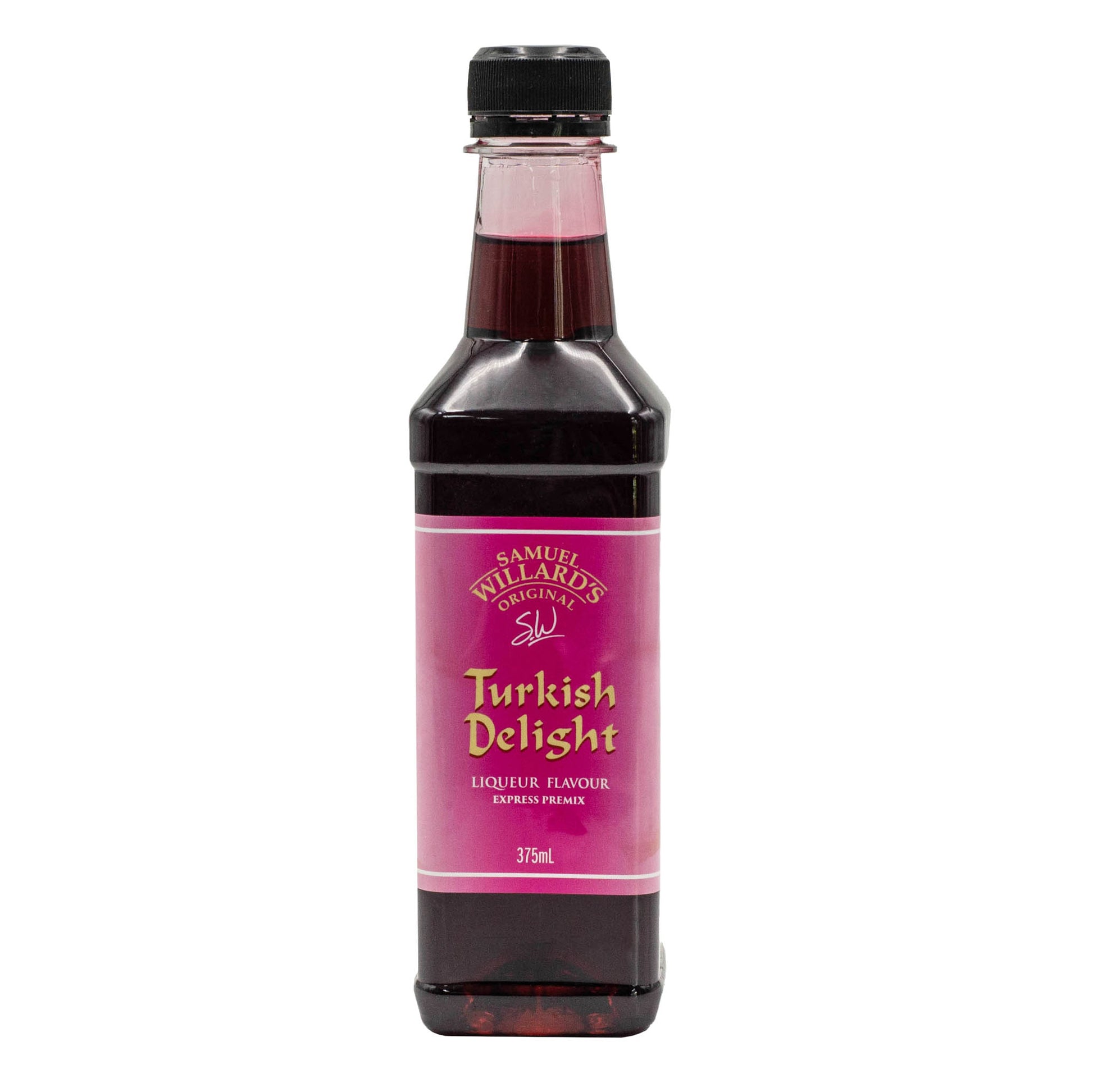 Samuel Willards Turkish Delight premix. Will make 1125mL of finished product from each 375mL bottle